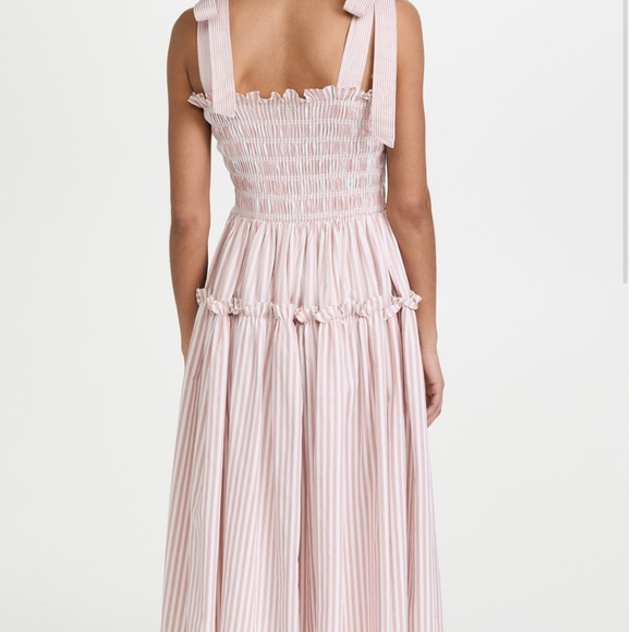 NWOT En Saison Ida Smocked Midi Dress - Picture 2 of 6